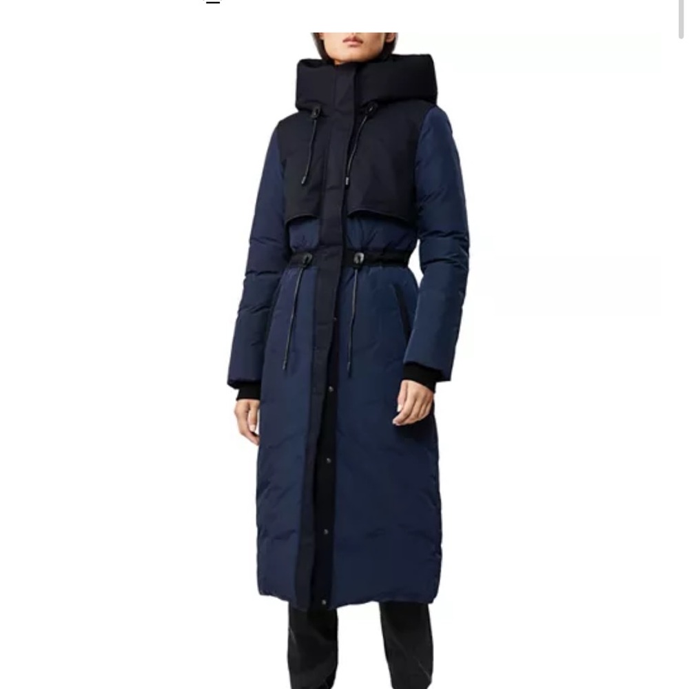 Mackage Midnight Blue Hooded Puffer Coat